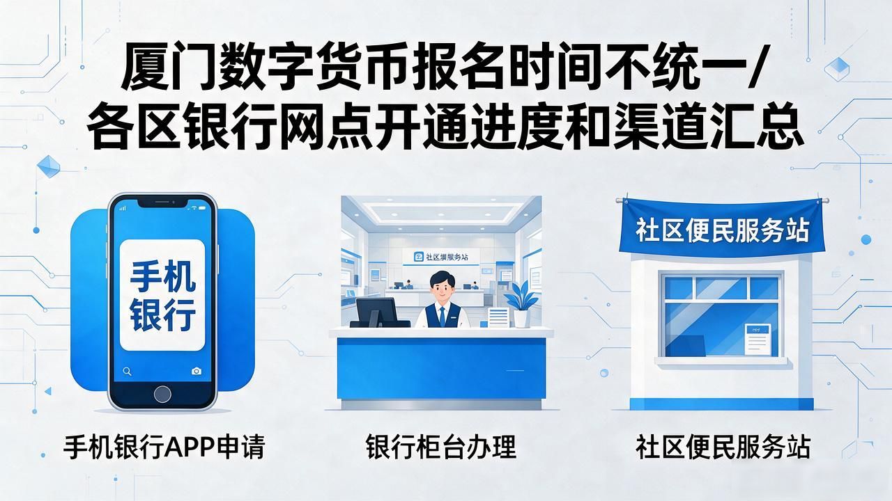 厦门数字人民币开户时间_厦门各区数字人民币开通进度_厦门数字货币报名时间