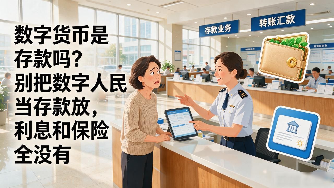 数字人民币不是存款_数字人民币利息收益_数字货币是存款吗