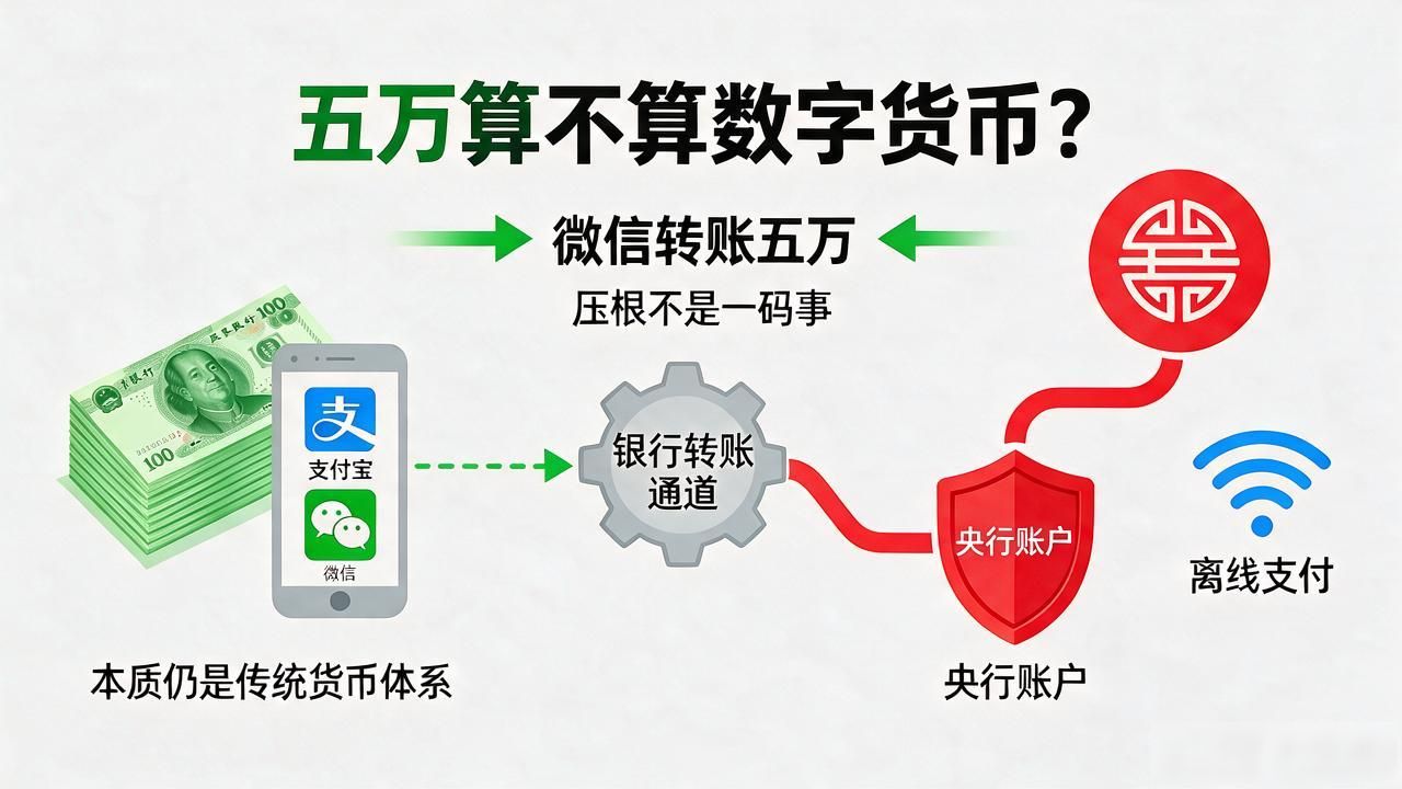 央行数字货币使用方法_五万算不算数字货币呢_数字人民币与银行存款区别