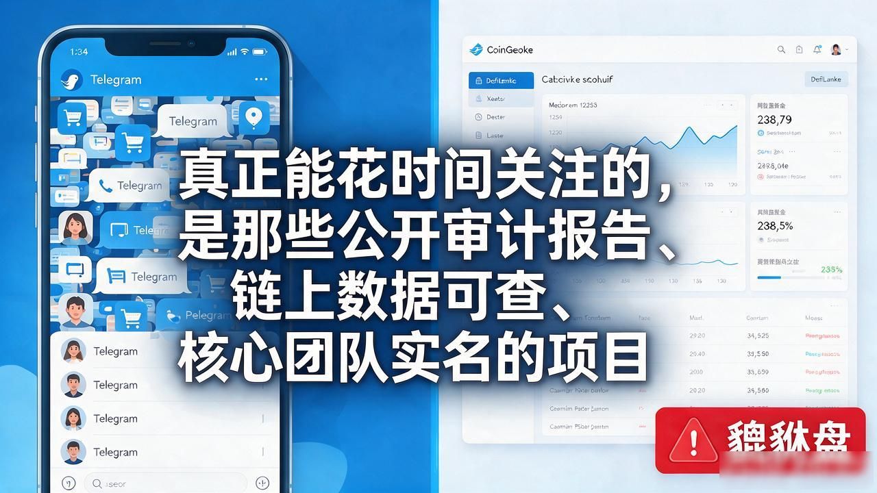 币圈项目筛选标准_电报群投资避坑_电报数字货币建议
