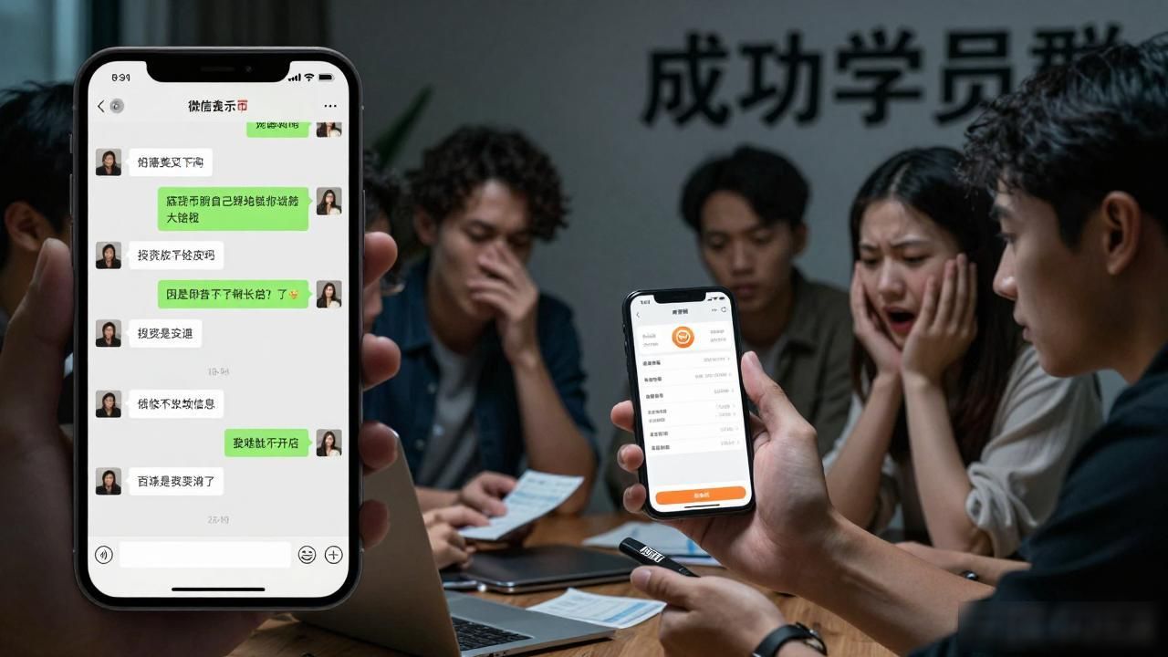 币圈内部量化系统诈骗_朋友圈躺赚骗局_微信上数字货币套路