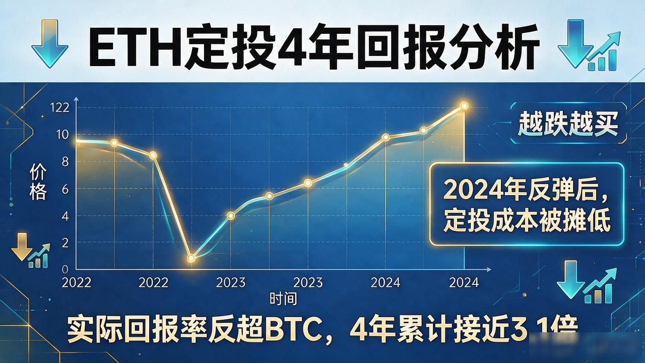 BTC ETH定投收益对比_数字货币定投历史获益_数字货币定投回报率分析