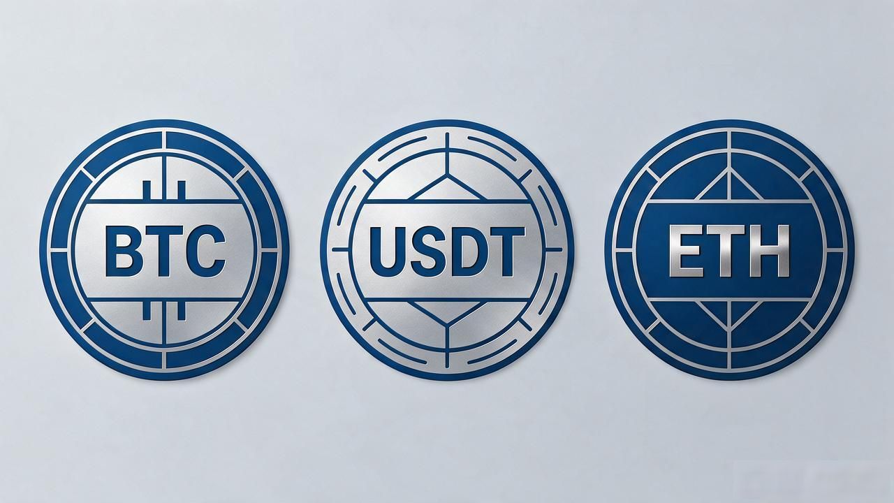 主流数字货币印章设计图片_数字货币印章图片大全_稳定币USDT USDC印章风格