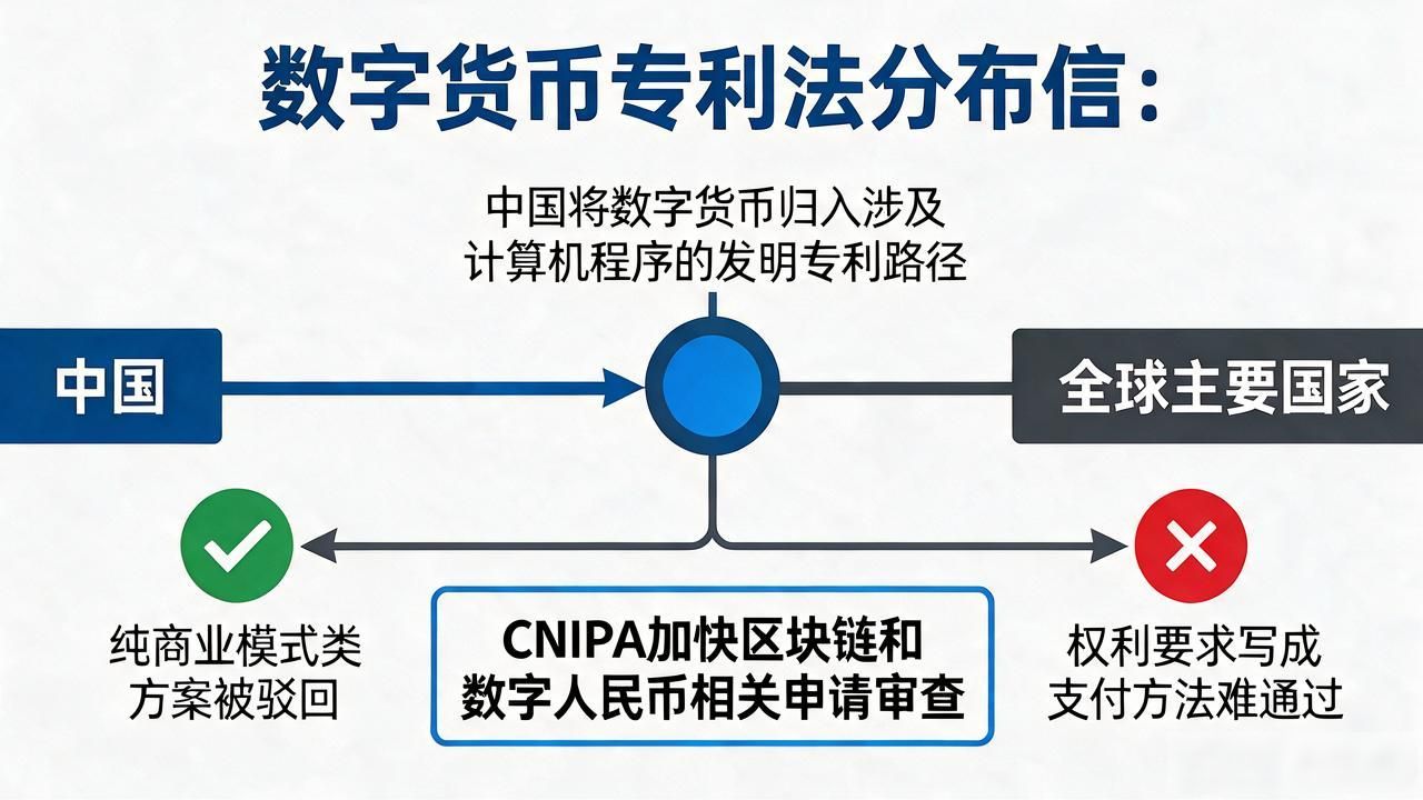 美国专利审查指南数字货币_数字货币专利法分布_数字货币专利各国差异