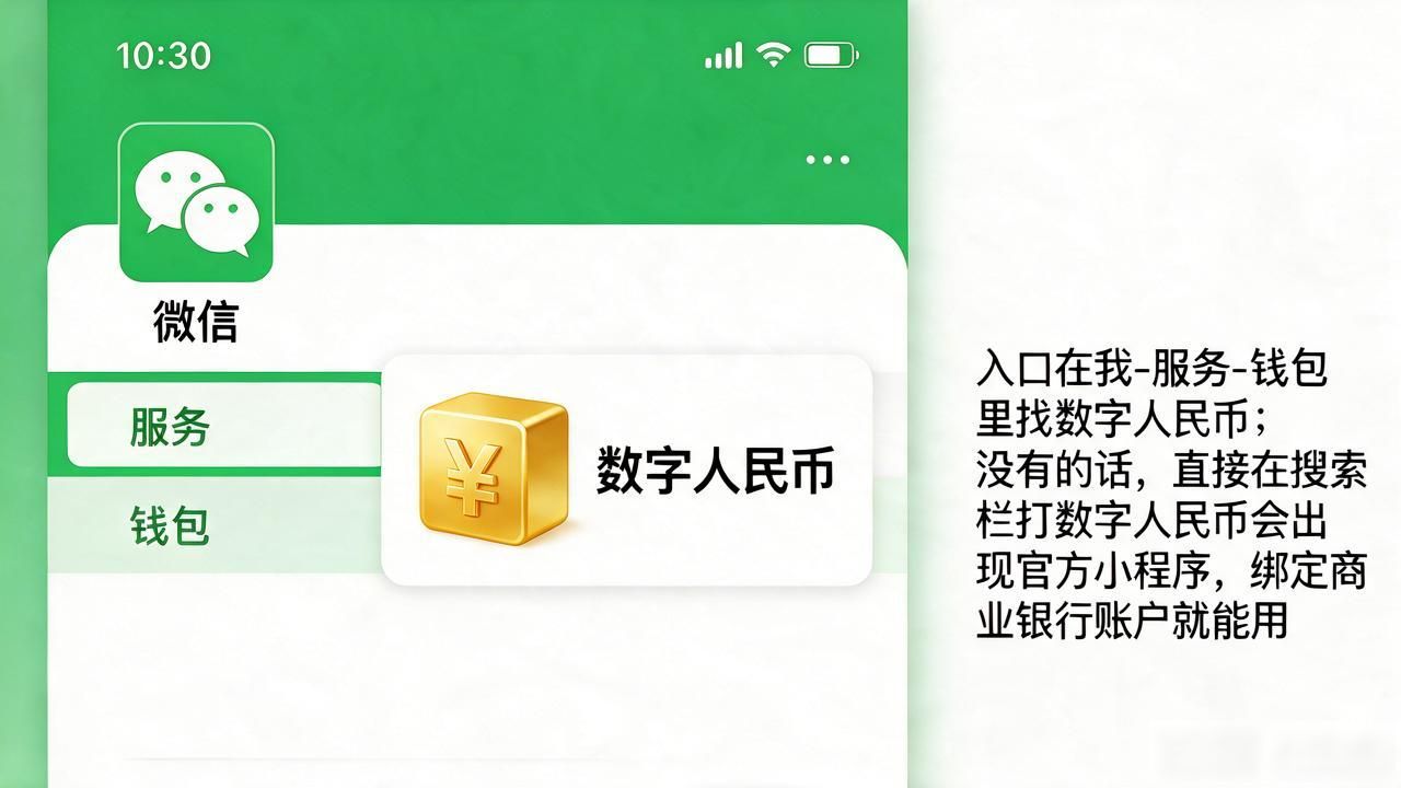 微信的数字货币在哪_微信如何开通数字人民币入口_微信零钱和数字人民币的区别